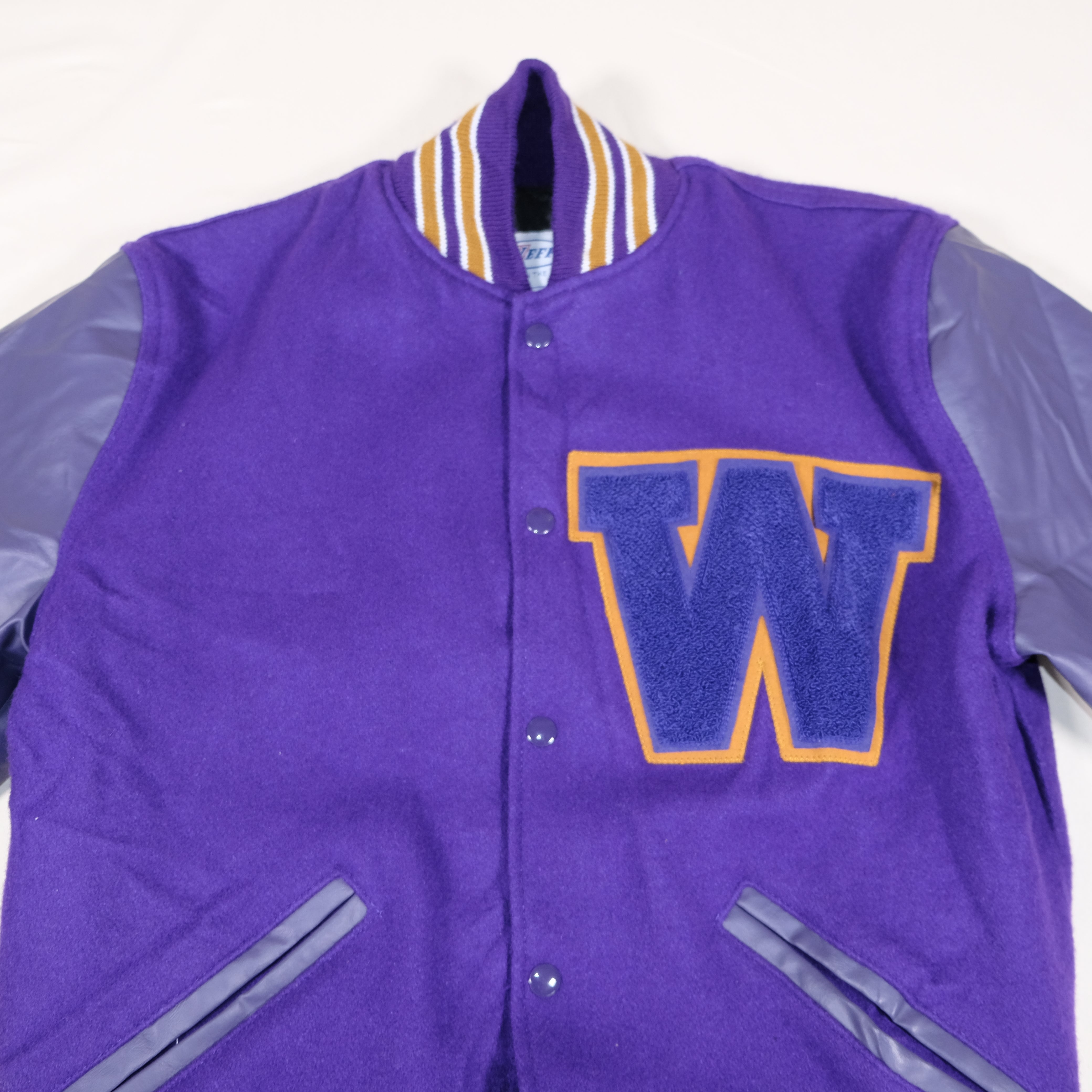 Vintage Purple Leather Jacket